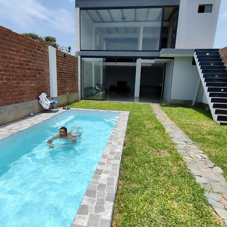 Villa Casa De Playa Con Piscina à Ancon Extérieur photo