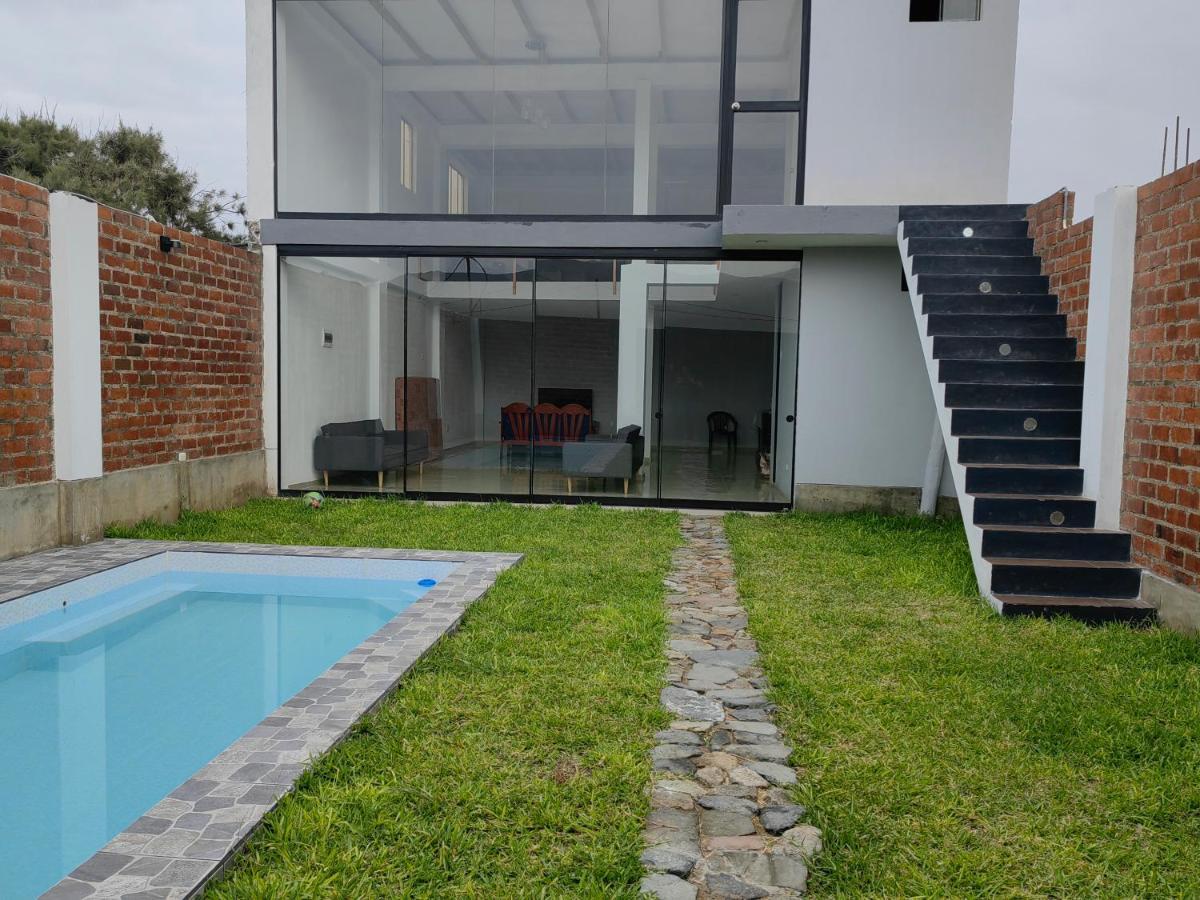 Villa Casa De Playa Con Piscina à Ancon Extérieur photo