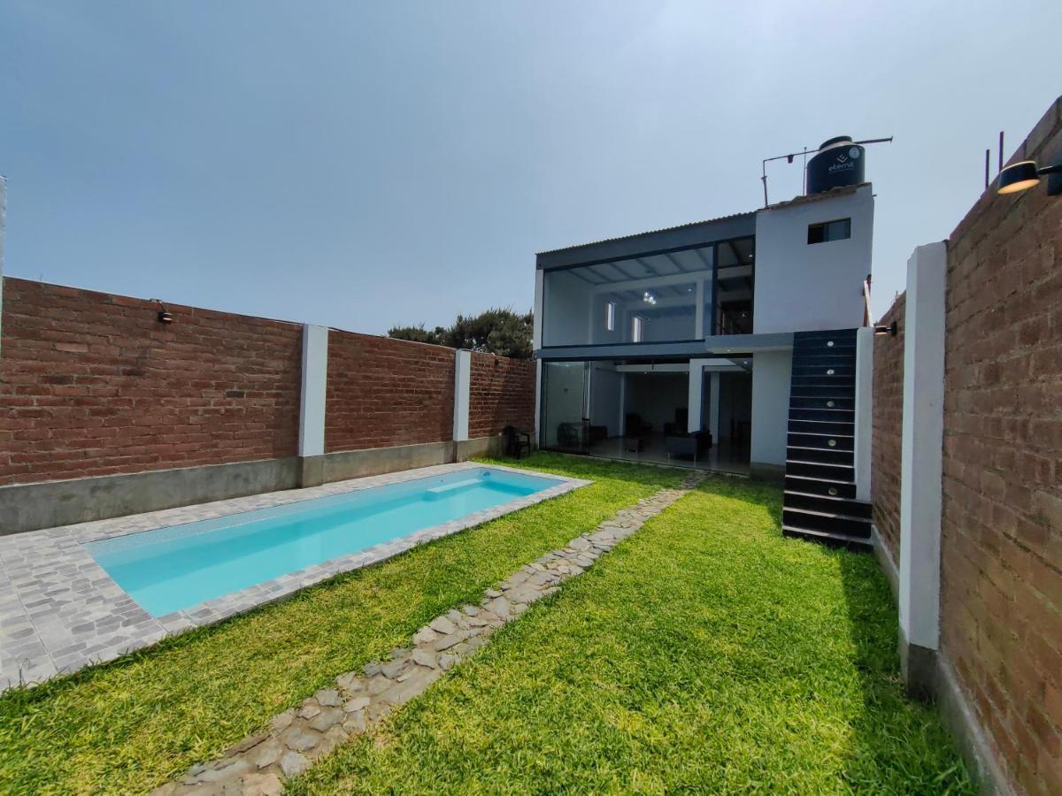 Villa Casa De Playa Con Piscina à Ancon Extérieur photo