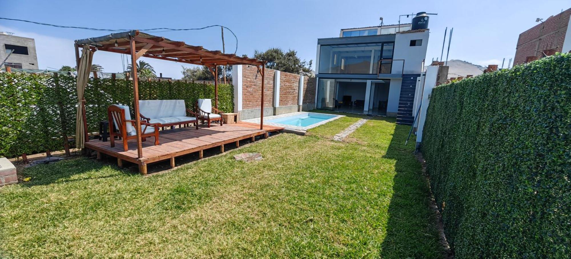 Villa Casa De Playa Con Piscina à Ancon Extérieur photo