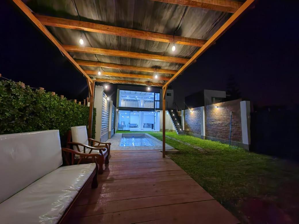 Villa Casa De Playa Con Piscina à Ancon Extérieur photo