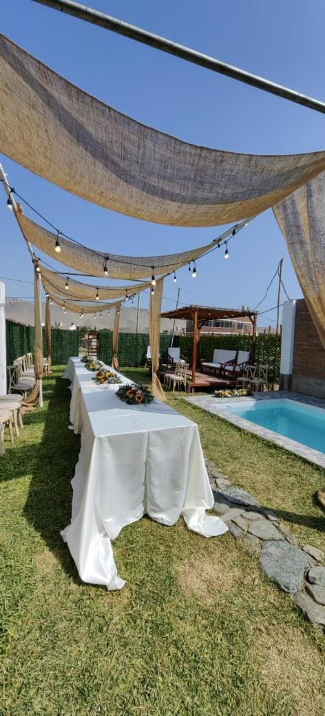 Villa Casa De Playa Con Piscina à Ancon Extérieur photo