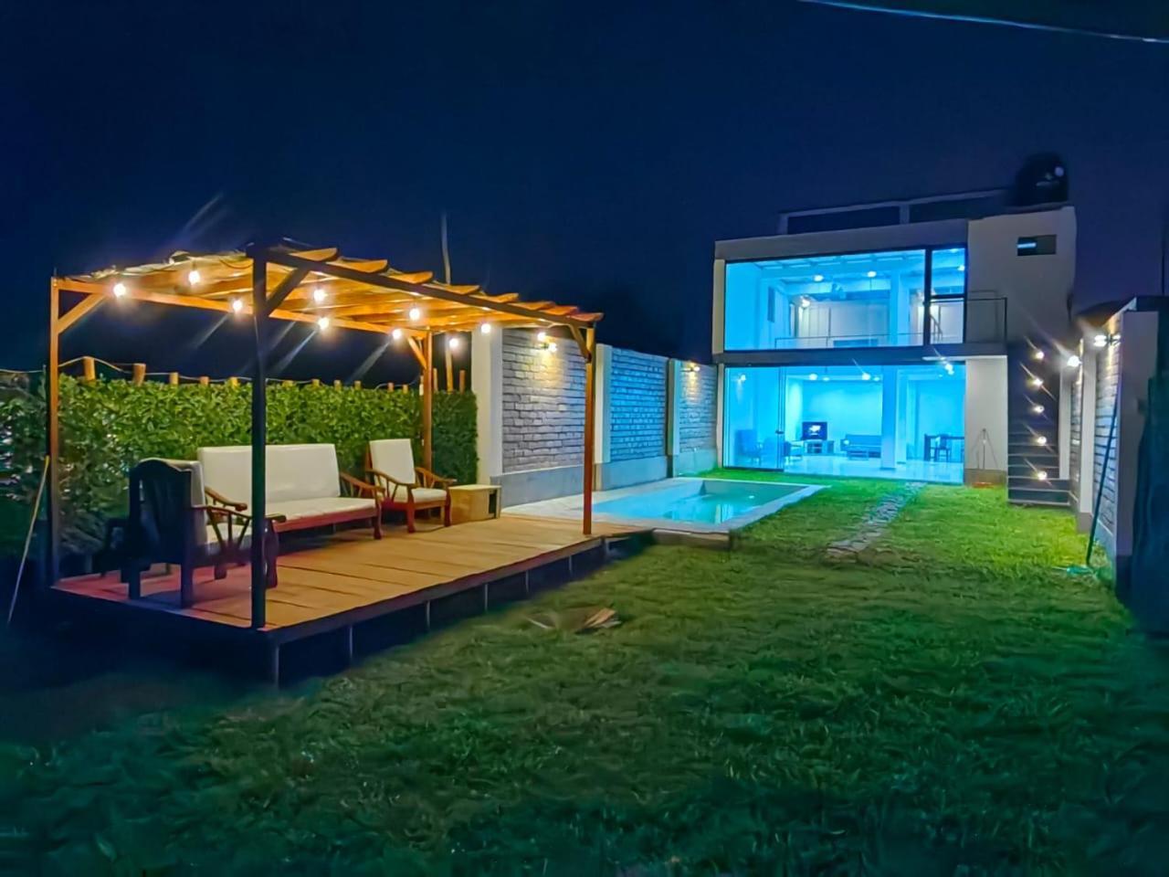 Villa Casa De Playa Con Piscina à Ancon Extérieur photo