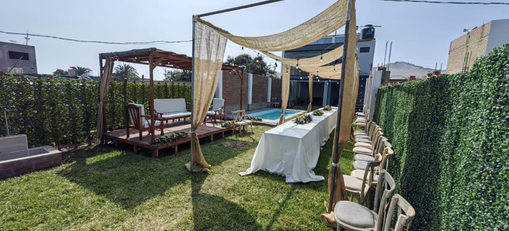 Villa Casa De Playa Con Piscina à Ancon Extérieur photo