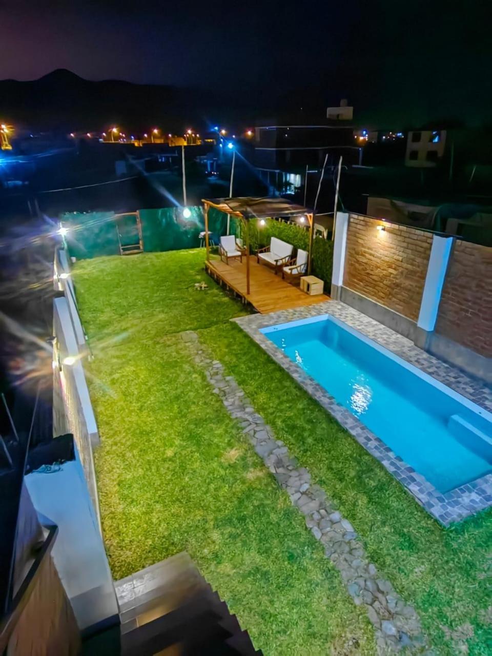 Villa Casa De Playa Con Piscina à Ancon Extérieur photo